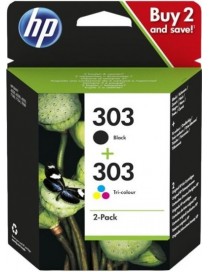 Pack HP 303 Preto / Cores
