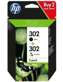 Pack HP 302 Preto / Cores