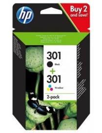 Pack HP 301 Preto / Cores