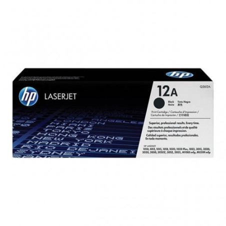 Toner HP LaserJet 12A Preto