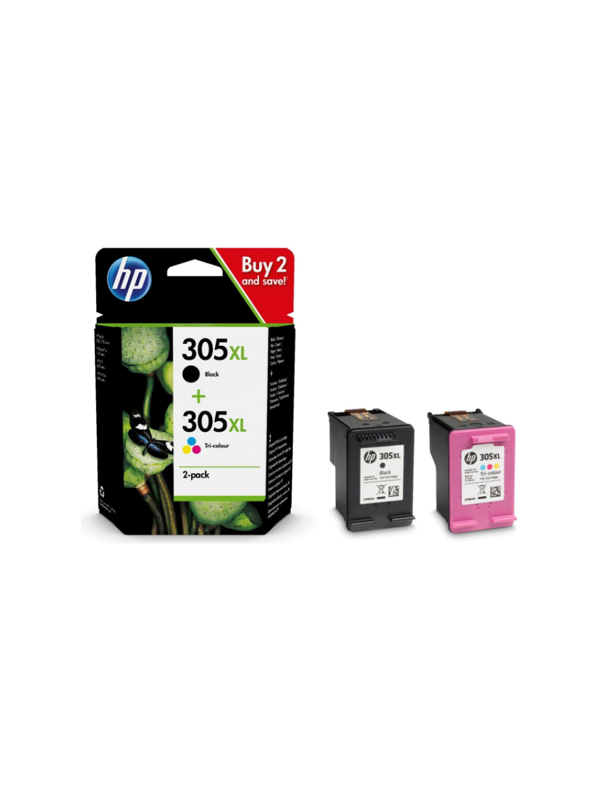 Multipack Tinteiro HP 305XL Preto + Cores