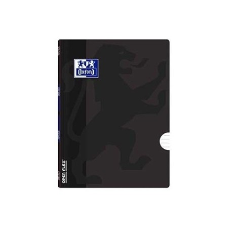 Caderno Agrafado A4 Oxford Openflex Pautado 90gr 48Fls Preto 2Uni