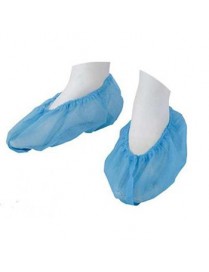Cobre Sapatos Polietileno Elástico Azul Pack 100Uni