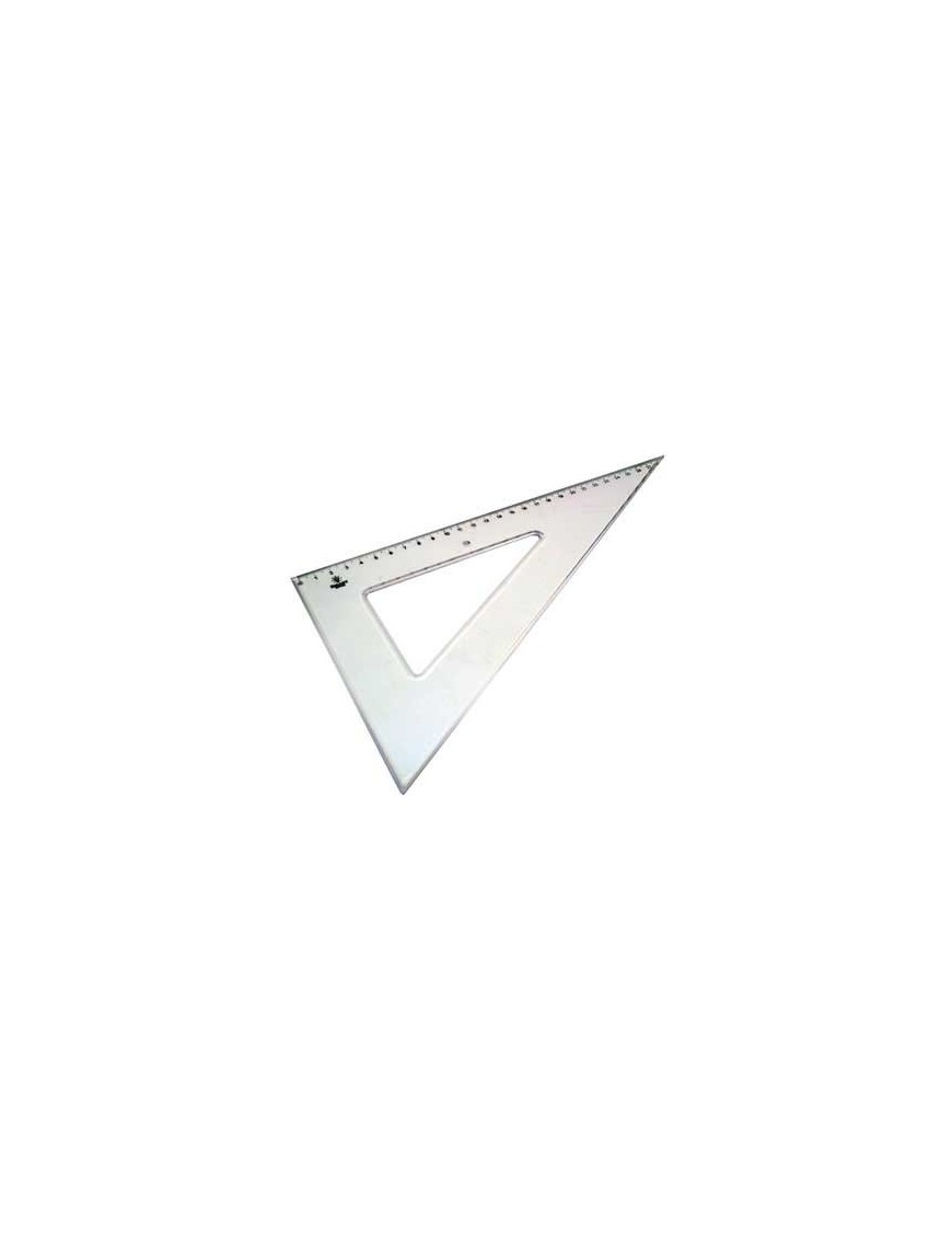 Esquadro Plástico Cristal SmartD 60º - 29cm