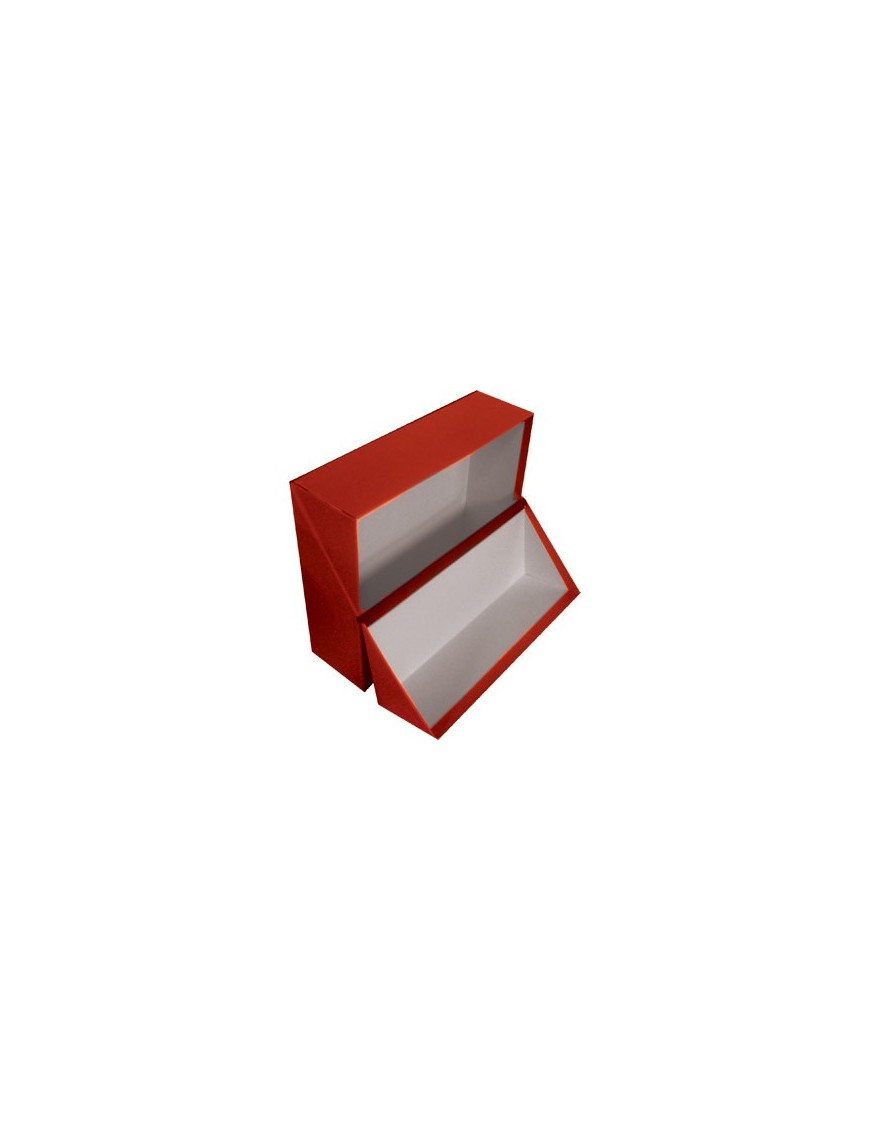 Caixa Arquivo Frances (365x280x100mm) Almaco Vermelho - 5un