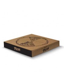 Caixa Pizza Cartão Kraft 360x360x35 100un