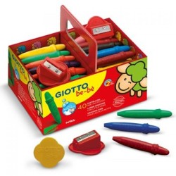 Lápis de Cera Giotto Be-Be Super Schoolpack