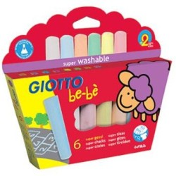 Giotto Be-Be Tizas Colores Surtidos 6 colores