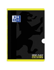 Caderno Agrafado Oxford Colours Openflex A4 Pautado Lima 2Uni