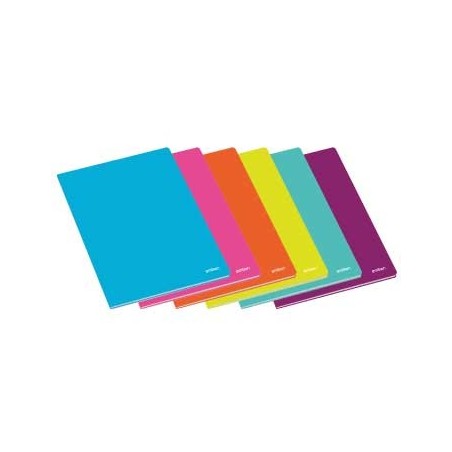 Caderno Agrafado Ambar School A4 Liso 60Fls