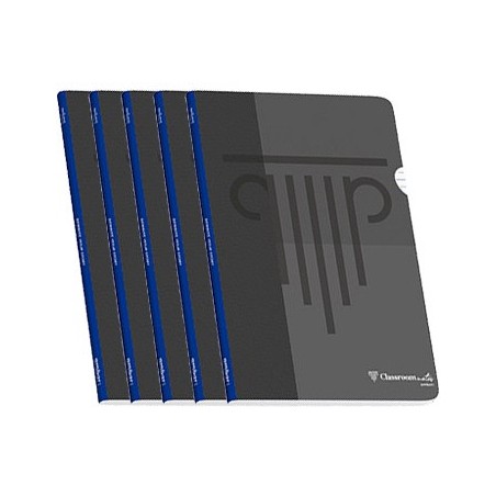 Caderno Agrafado A4 Ambar PP Pautado 90gr 48Fls Preto 1un