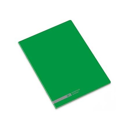 Caderno Agrafado Ambar School A4 Quadri 70gr 48Fls Verde