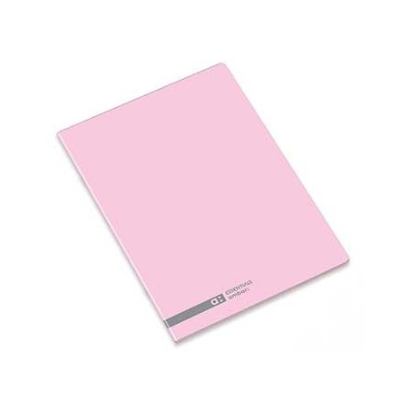 Caderno Agrafado Ambar School A4 Pautado 70gr 48Fls Rosa