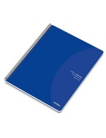 Caderno Espiral Ambar C/Azul A4 Pautado 70gr 80Fls 2Uni