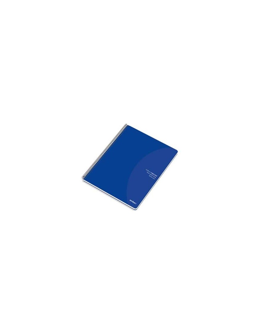 Caderno Espiral Ambar C/Azul A4 Quadriculado 70gr 80Fls 2Uni