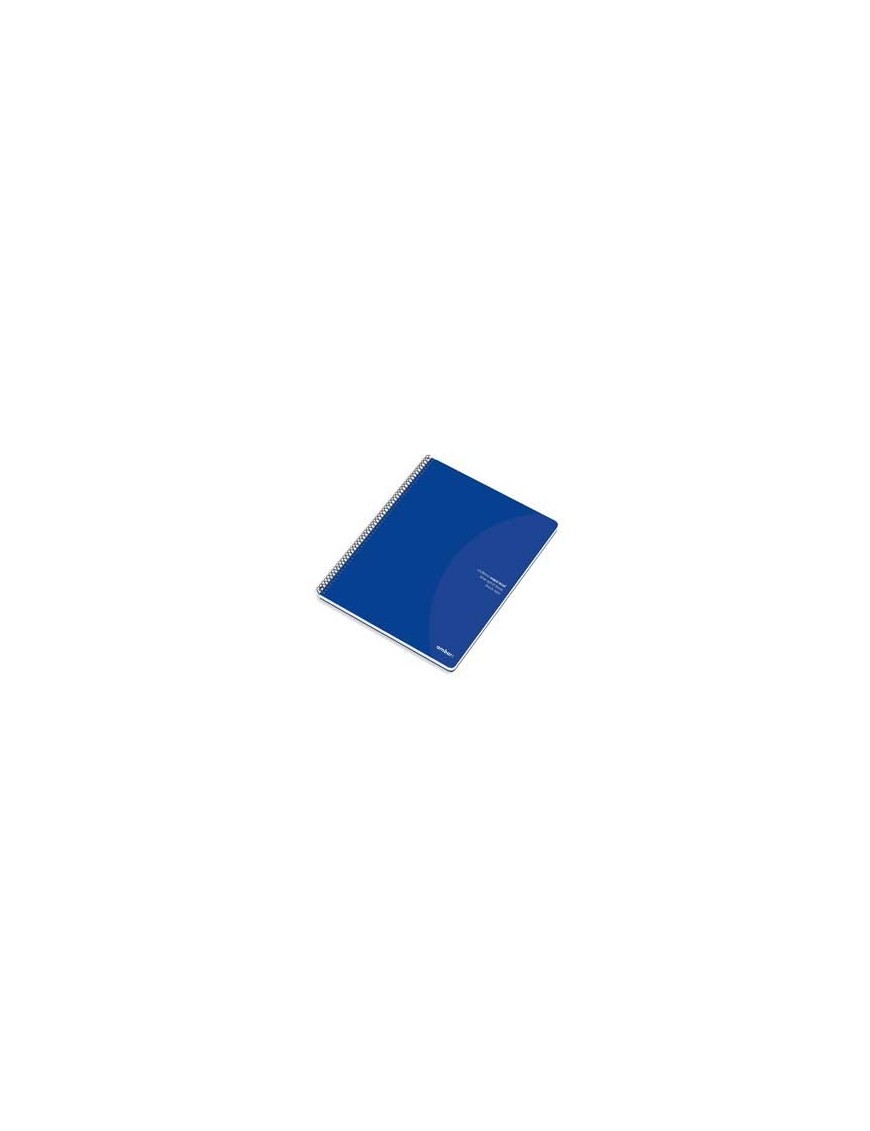 Caderno Espiral Ambar C/Azul A5 Quadriculado 70gr 80Fls 2Uni