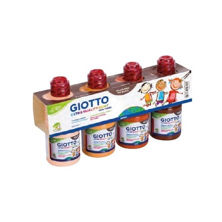 Guache Liquido Giotto Extra Qualidade Skin Tones 4x250ml