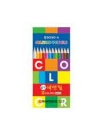 Lapis Cor 18cm Color Pencil Cx Cartao de 12un