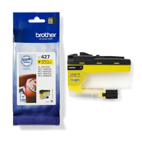 Tinteiro Brother Original LC427 Amarelo