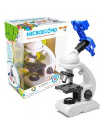 Microscópio com Adaptador Smartphone Ambarscience