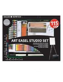 Conjunto Pinturas Complete Art Easel Studio Set 115un
