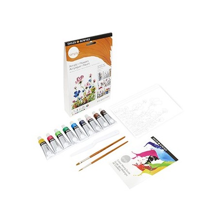 Conjunto de actividades Set Flores acrílicas