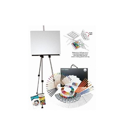 Set Pinturas Complete Art Easel Studio Set 163un