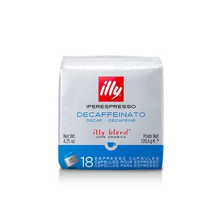 Café Cápsulas ILLY IperEspresso Descafeinado Pack 18un