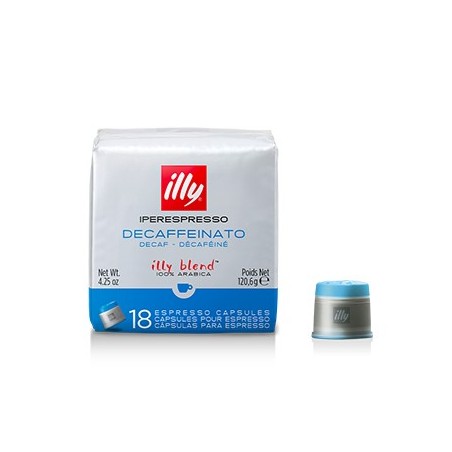 Café Cápsulas ILLY IperEspresso Descafeinado Pack 18un