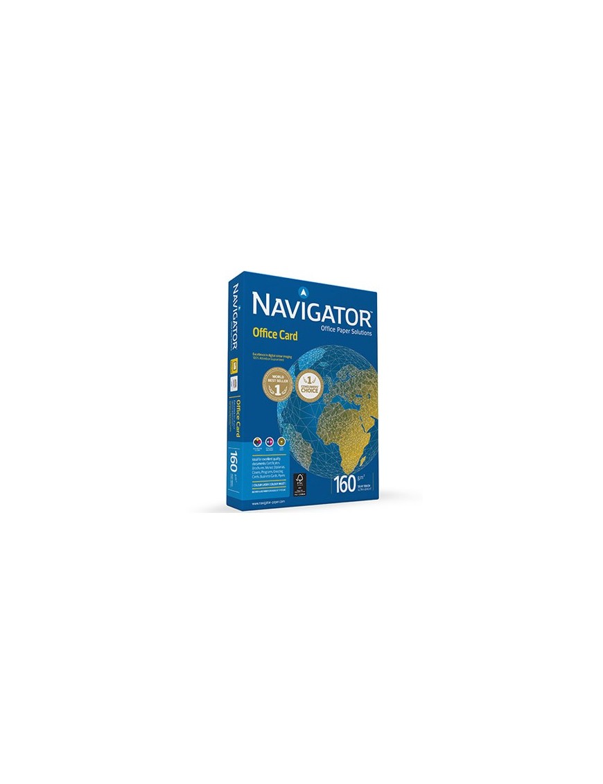 Papel 160gr Fotocopia A3  Navigator (Office Card) 1x250 Fls