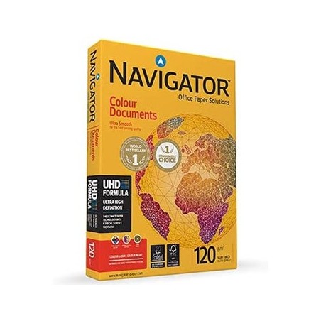 Papel 120gr Fotocopia A4 Navigator Colour Document 1x250 Fls