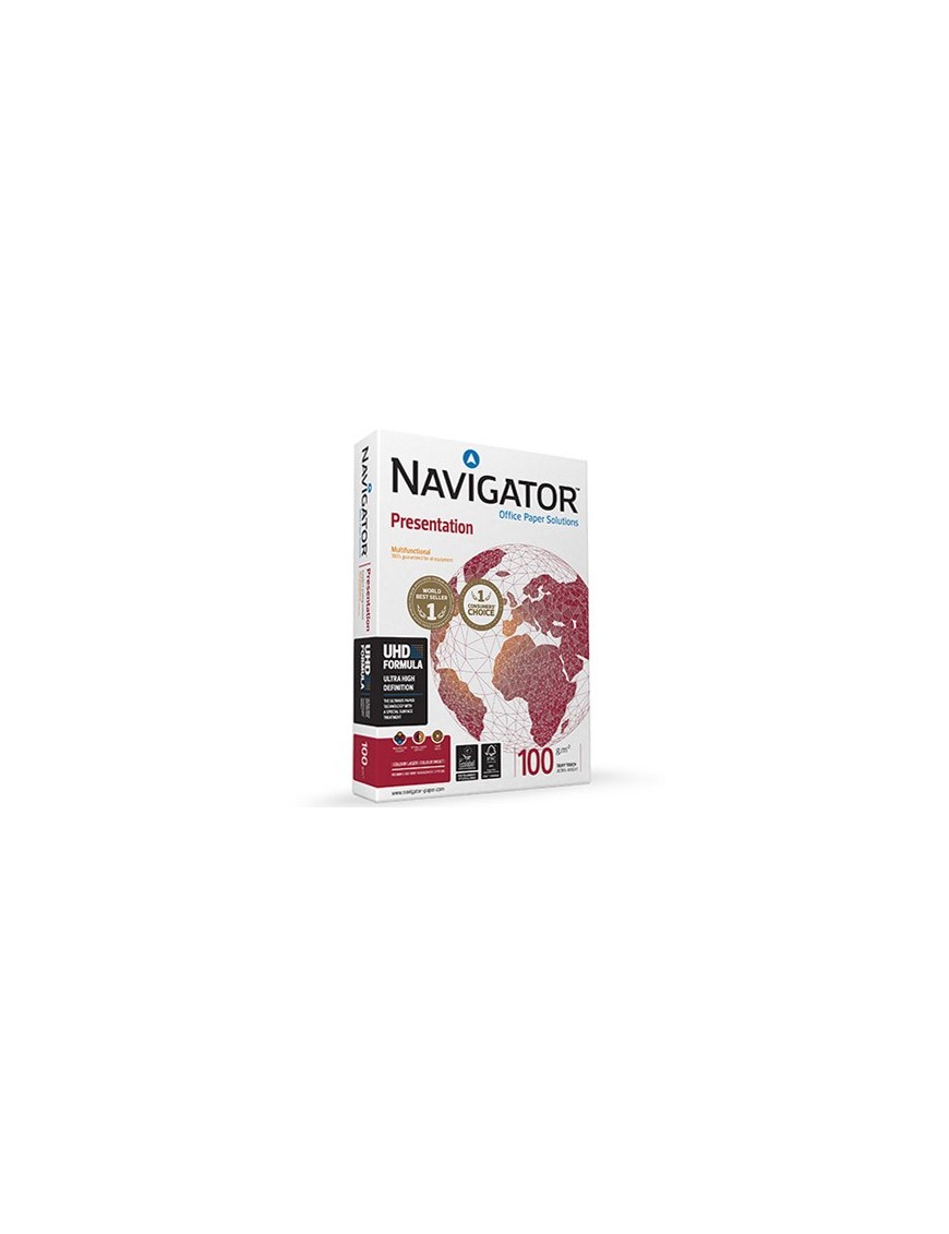 Papel 100gr Fotocopia A4 Navigator Presentation 1x500 Folhas