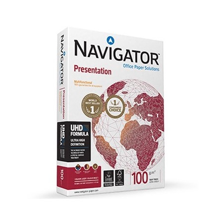 Papel 100gr Fotocopia A4 Navigator Presentation 1x500 Folhas