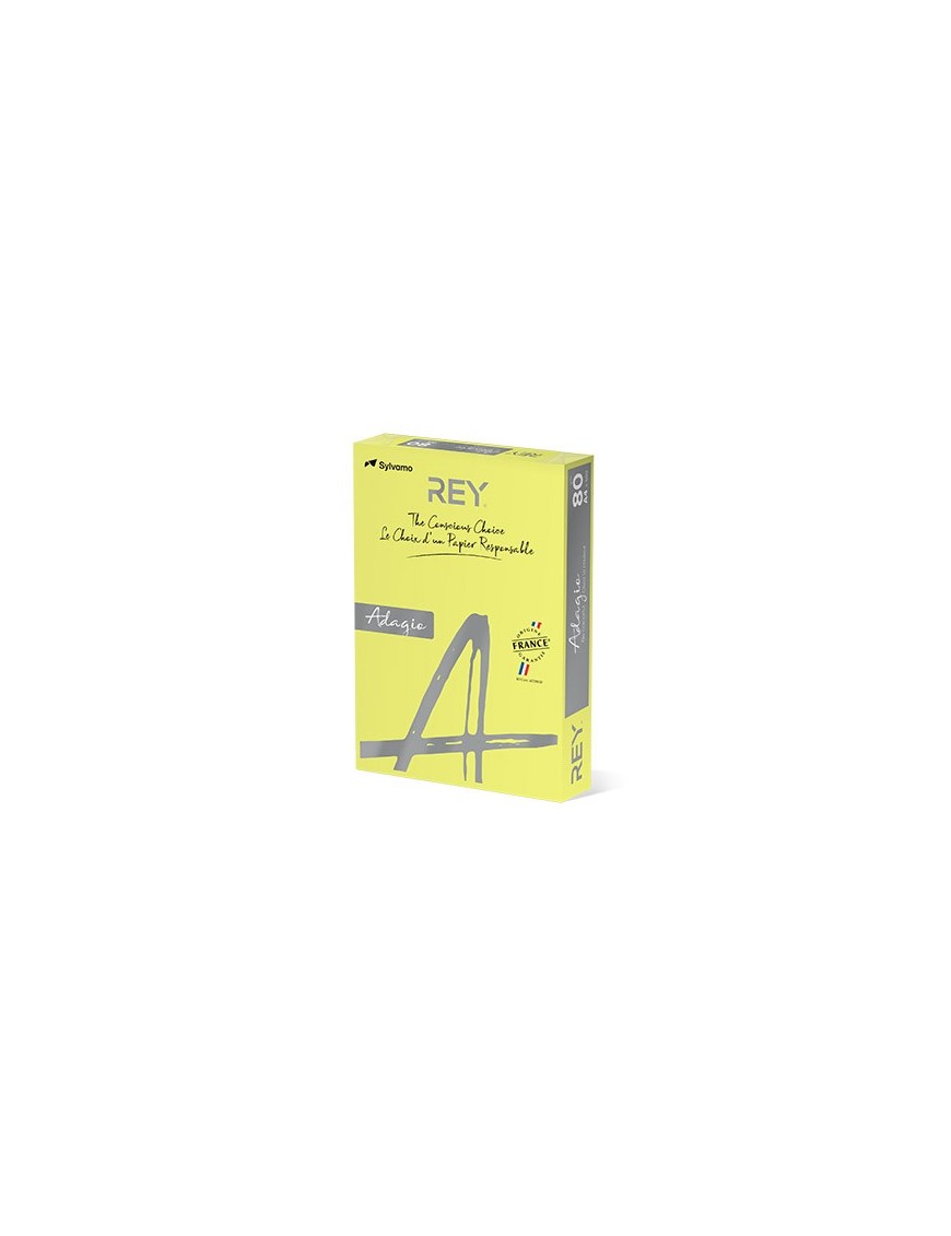 Papel Fotocopia Amarelo Fluore Adagio(cd15) A4 80gr