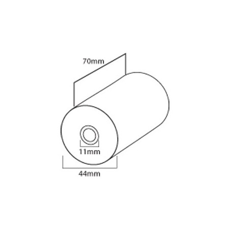 Rolos Papel Autocopiativo 44X70X11 Pack10