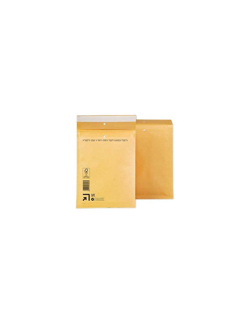Envelope Almofadado 150x215mm Kraft Nº0