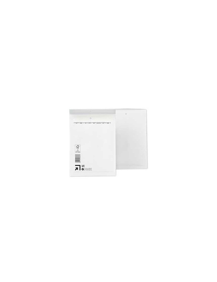 Envelope Almofadado 150x215mm Branco Nº0