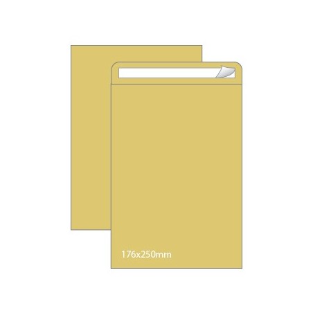 Envelopes Saco 176x250mm B5 Kraft 090g Autodex