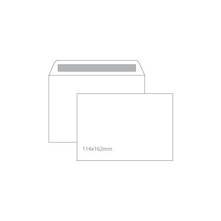 Envelopes 114x162mm C6 Branco 090gr Autodex