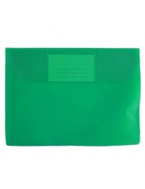 Envelope A5 Pvc Translucido com Visor - Verde Pk10
