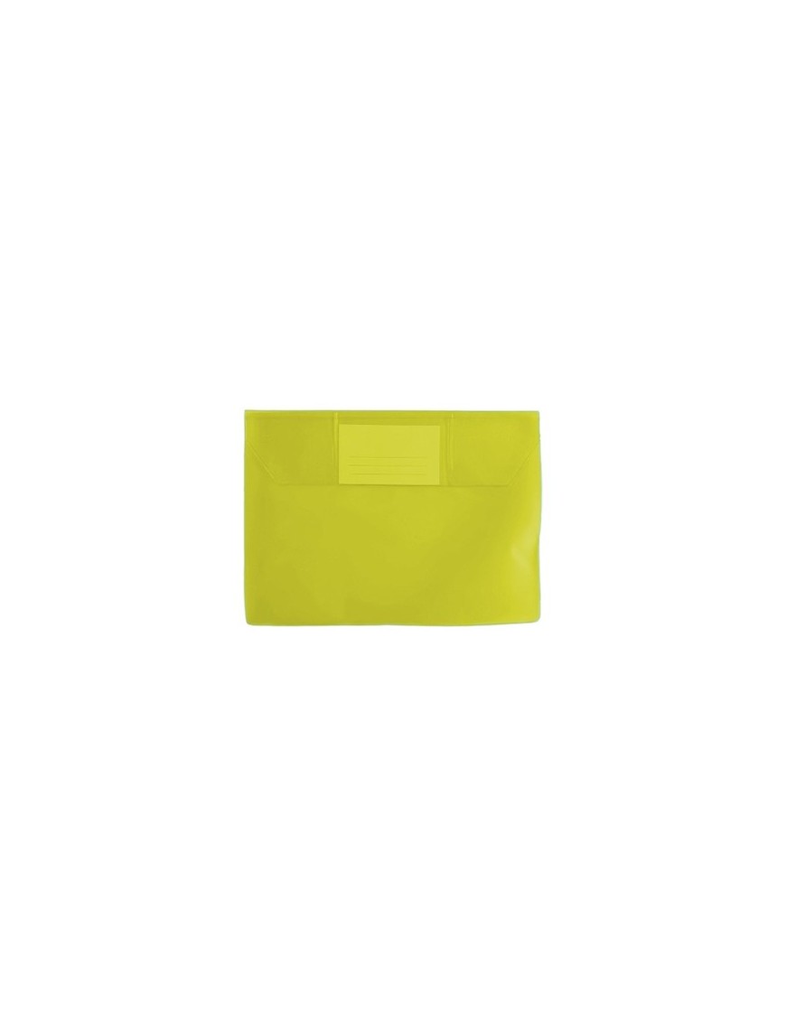 Envelope A5 Pvc Translucido com Visor - Amarelo Pk10