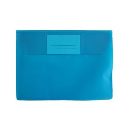 Envelope A5 Pvc Translucido com Visor - Azul