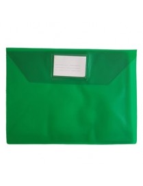 Envelope A4 Pvc Translucido com Visor - Verde