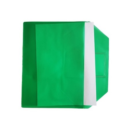 Envelope A4 Pvc Translucido com Visor - Verde