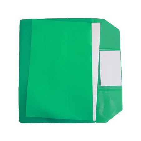 Envelope A5 Pvc Translucido com Visor - Verde Pk10