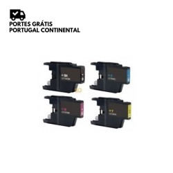 Paquete de cartuchos de tinta compatibles Brother LC1220 / LC1240