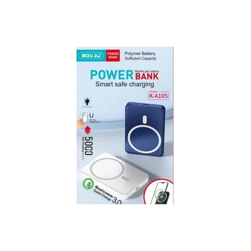 Power Bank Magnética 5000mAh