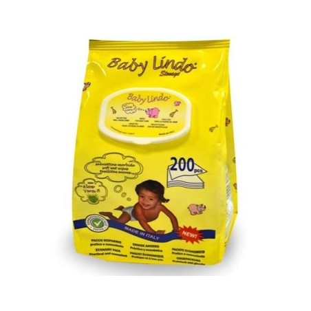 Baby Lindo Toallitas Pop Up Aloe Vera 200un