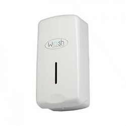 Saboneteira Enchimento Plástico Wosh Branco 1L