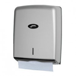 Dispensador Toalhas Mao Zig-Zag Cinza